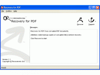 Recovery for PDF screenshot