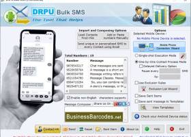 Bulk SMS Messaging Tool screenshot