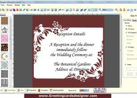 Wedding Card Designer Software screenshot