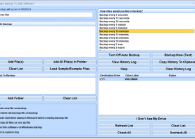 Automatic Backup To USB Software screenshot