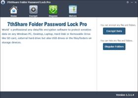 7thShare Folder Lock Pro screenshot