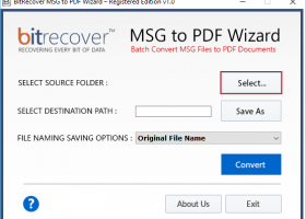 Convert MSG to PDF Without Outlook screenshot