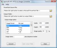 ApinSoft PPT PPTX to Image Converter screenshot