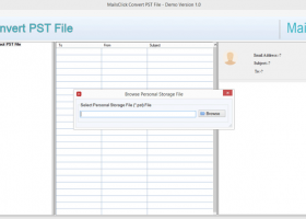 MailsClick PST Converter screenshot