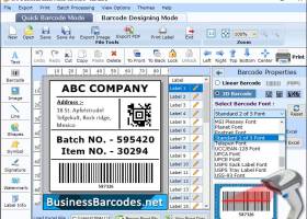 Standard 2 of 5 Barcode Maker Tool screenshot