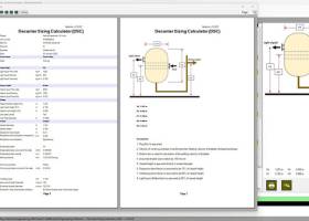 Decanter Sizing Calculator screenshot