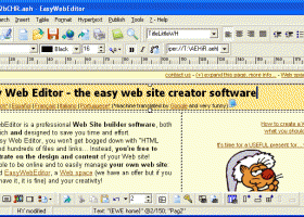 Easy Web Editor website creator screenshot