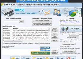 SMS Text Messaging Software screenshot