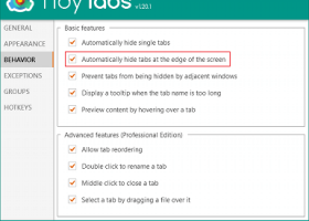 TidyTabs screenshot