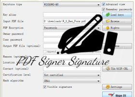 VeryUtils PDF Signer screenshot