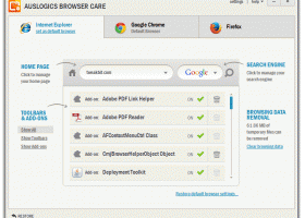 Auslogics Browser Care screenshot