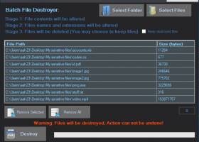 EvolveWorx Batch File Destroyer screenshot