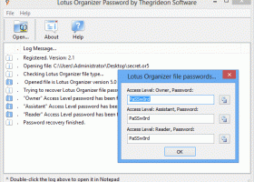 Lotus Organizer Password screenshot