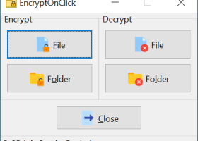 EncryptOnClick screenshot