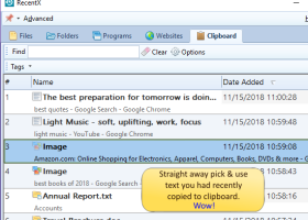 Portable RecentX screenshot