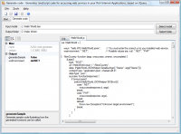 RISE AJAX code generator screenshot