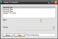 Simple TTS Reader screenshot