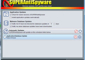 SUPERAntiSpyware Database Definitions Update screenshot