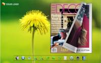 Easy PDF Tools Themes for Green Yellow Flowers screenshot