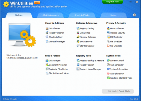 WinUtilities Free BUILD 180331 screenshot