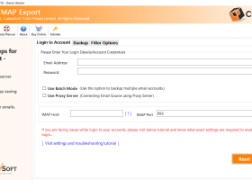 CubexSoft IMAP Export screenshot