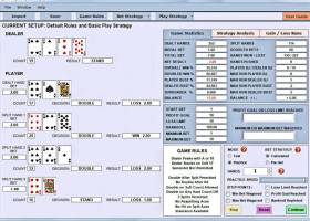 Blackjack Bet and Play Simulator screenshot