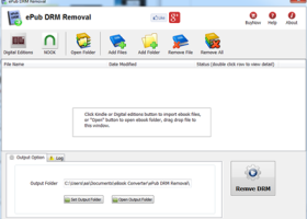 ePub DRM Removal screenshot