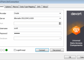 Devart UniDAC screenshot