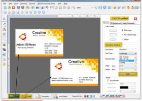 Business Card Maker Software screenshot