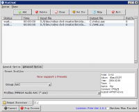 FLAC2AAC screenshot