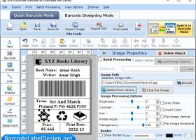 Library Barcode Design screenshot