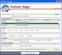 Outlook PST Emails to EML screenshot