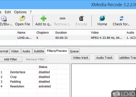 Portable XMedia Recode screenshot