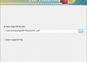 PDF Protection screenshot