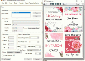 Marriage Invitation Cards Maker Software screenshot