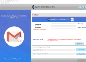 Sysinfo Gmail Backup Tool screenshot