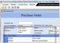 Accounting Management Software screenshot