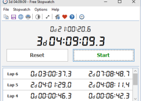 Free Stopwatch Portable screenshot