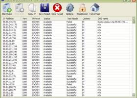 Socks Proxy Scanner screenshot