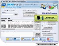 Blackberry Bulk SMS Software screenshot