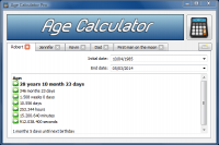 Age Calculator .Net screenshot