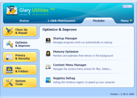 Glary Utilities screenshot