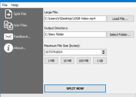 VOVSOFT - Image Splitter screenshot