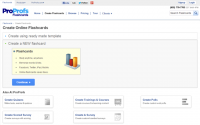 ProProfs Flashcard Maker screenshot
