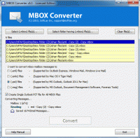 Mac Mail MBOX Convert to Outlook screenshot