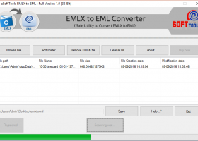 EMLX to EML Converter screenshot