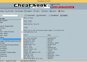 CheatBook Issue 01/2016 screenshot