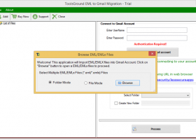 ToolsGround EML to Gmail Migration screenshot
