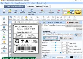 Standard Barcode Labels Software screenshot