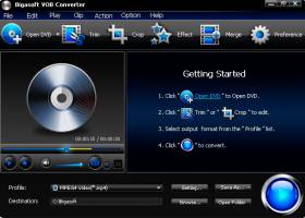 Bigasoft VOB Converter screenshot